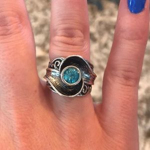 Size 7-Or Paz Sterling Silver with Gemstone 💎